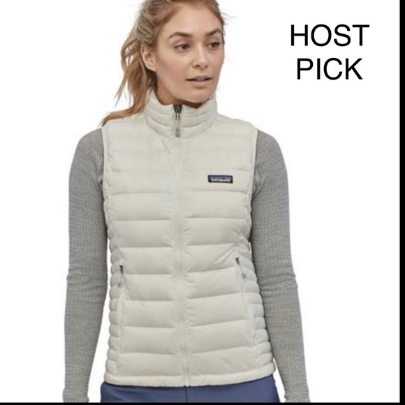 Patagonia Jackets & Blazers - Patagonia Down Sweater Vest Birch White Women's Size XS